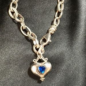 Brighton Sterling Silver Necklace and Bracelet Set